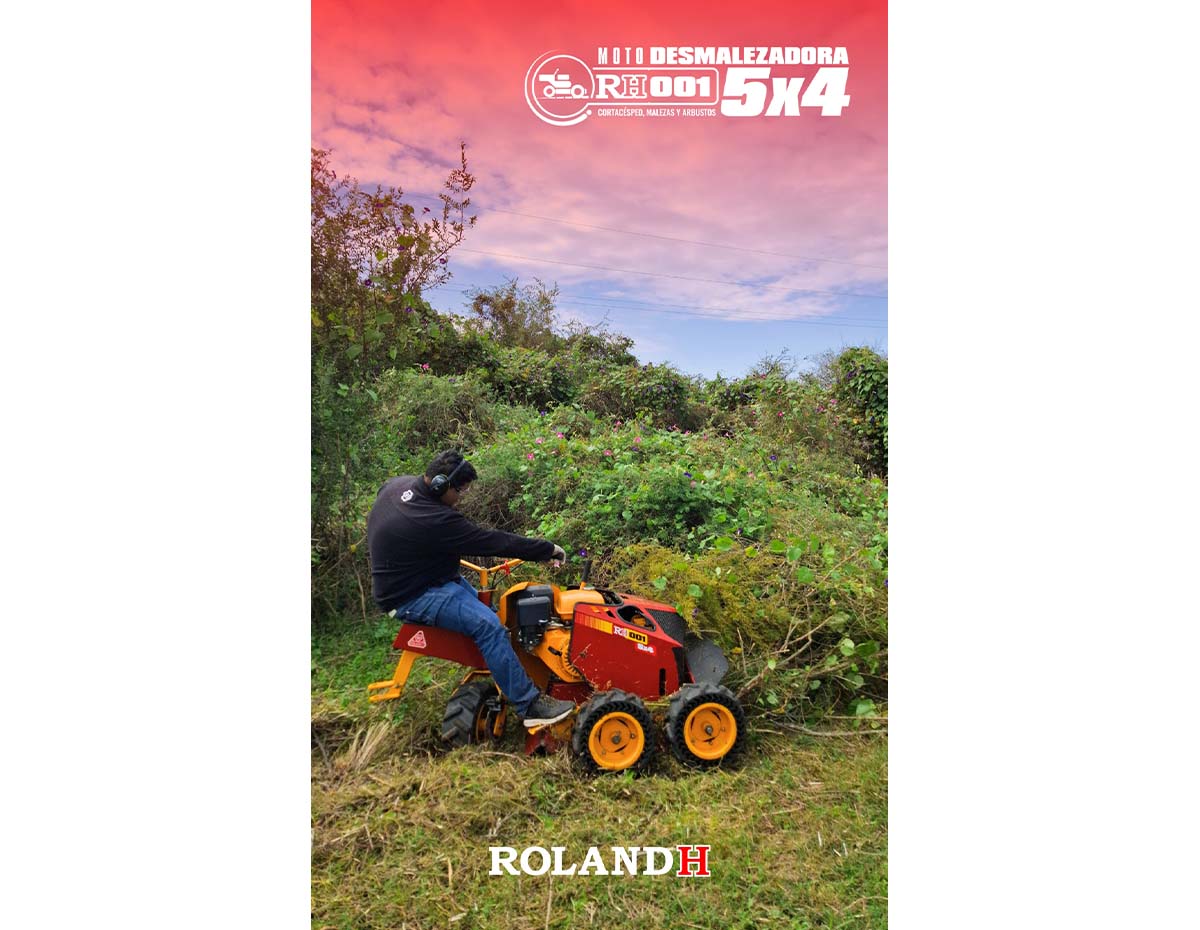 Desmalezadora Roland H001 5x4 - Imagen 9